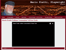Tablet Screenshot of mariofratti.com